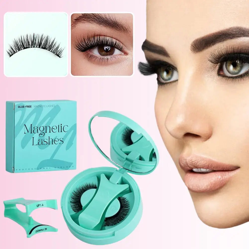 NEW Reusable Magnetic False Eyelashes With Magnetic Tweezers Pure Ember