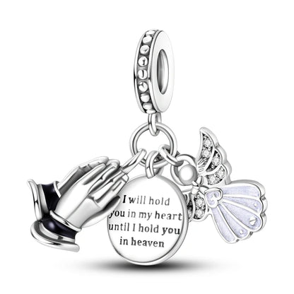 925 Sterling Silver Charms Beads Butterfly Clover Pendant