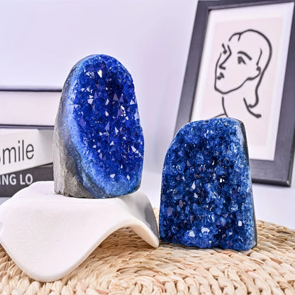blue cluster crystal
