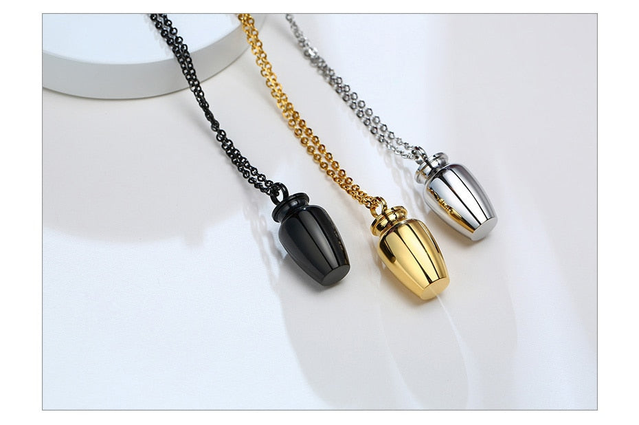 Cremation Urn Pendant Necklace