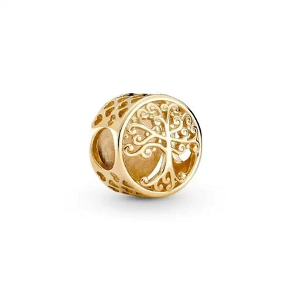 Gold Plated S925 Silver Charm Pendants Pure Ember