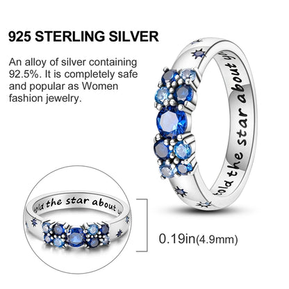 Women's Rings 925 Sterling Silver Luxury Stackable Ring Original Design