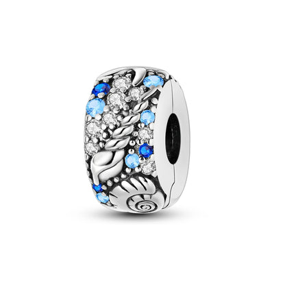 Charms 925 Sterling Silver Blue Pendant Charms