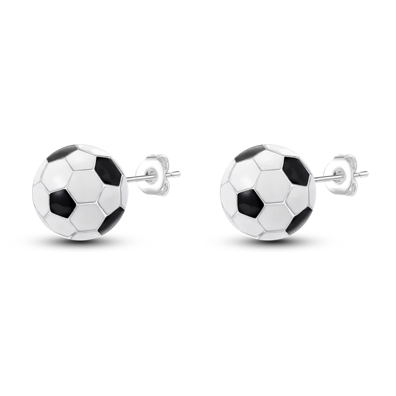 925 Sterling Silver Stud Earrings Devil's Eye Star Rabbit Horse Eye Feather CZ Zircon Earrings Pure Ember