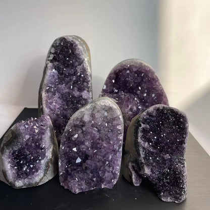 Natural Amethyst Crystal Cluster Quartz Raw Crystals