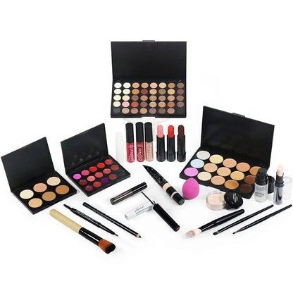 POPFEEL Complete Makeup Kit, All In the Makeup Bag, Eyeshadow Lipstick Pure Ember