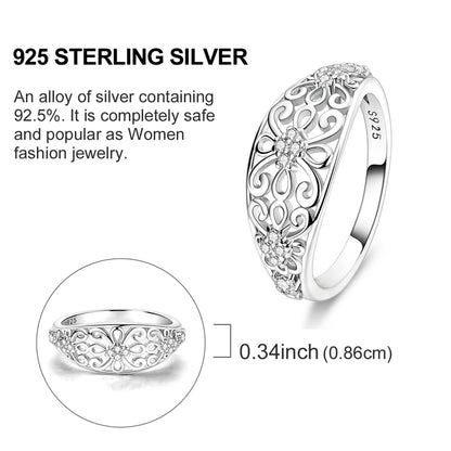 Women's Rings 925 Sterling Silver Luxury Stackable Ring Original Design