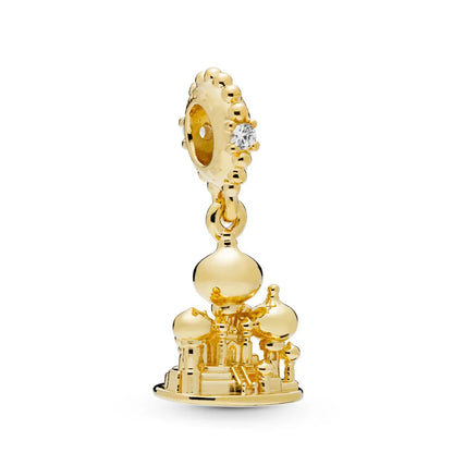 Gold Plated S925 Silver Charm Pendants Pure Ember