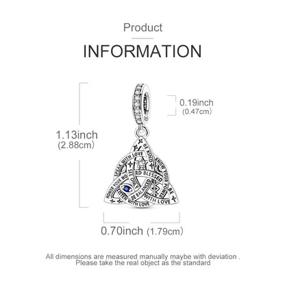 Charms 925 Sterling Silver Electric Vehicle Tree of Life Bead Pendant Pure Ember