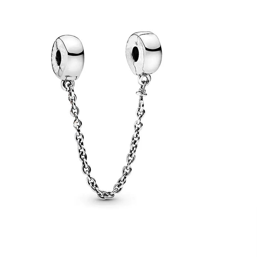 Sparkling Herbarium Cluster Round Charm Safety Chain Pure Ember