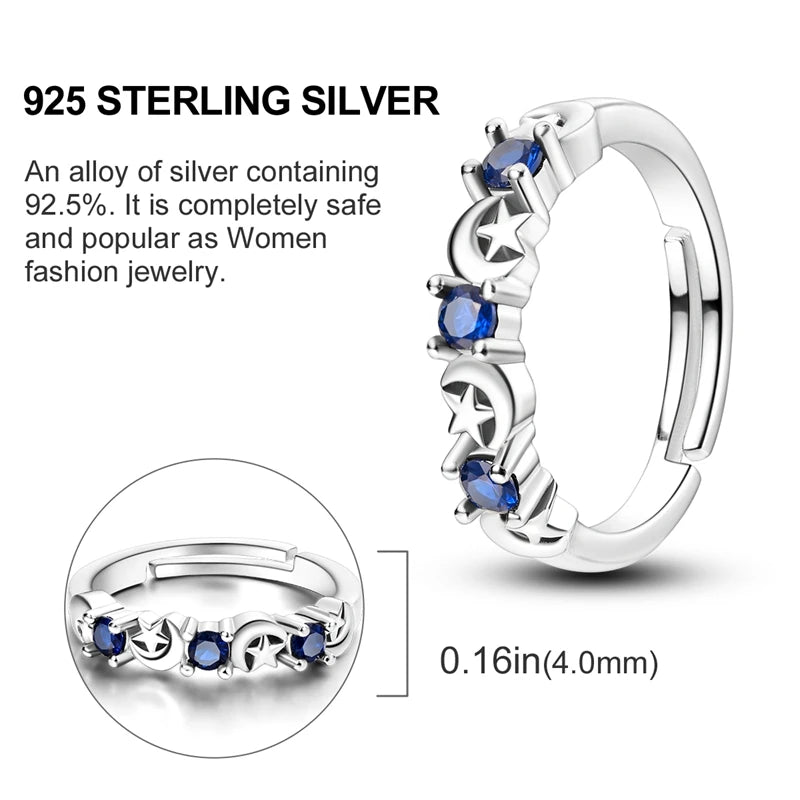 Women's Rings 925 Sterling Silver Luxury Stackable Ring Original Design