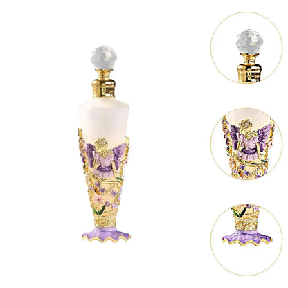 Decorative perfume bottle with intricate designs and放大视图