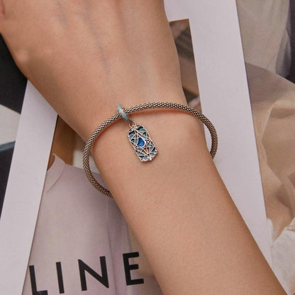 925 Sterling Silver Colorful Moon Tarot Bracelet Pure Ember