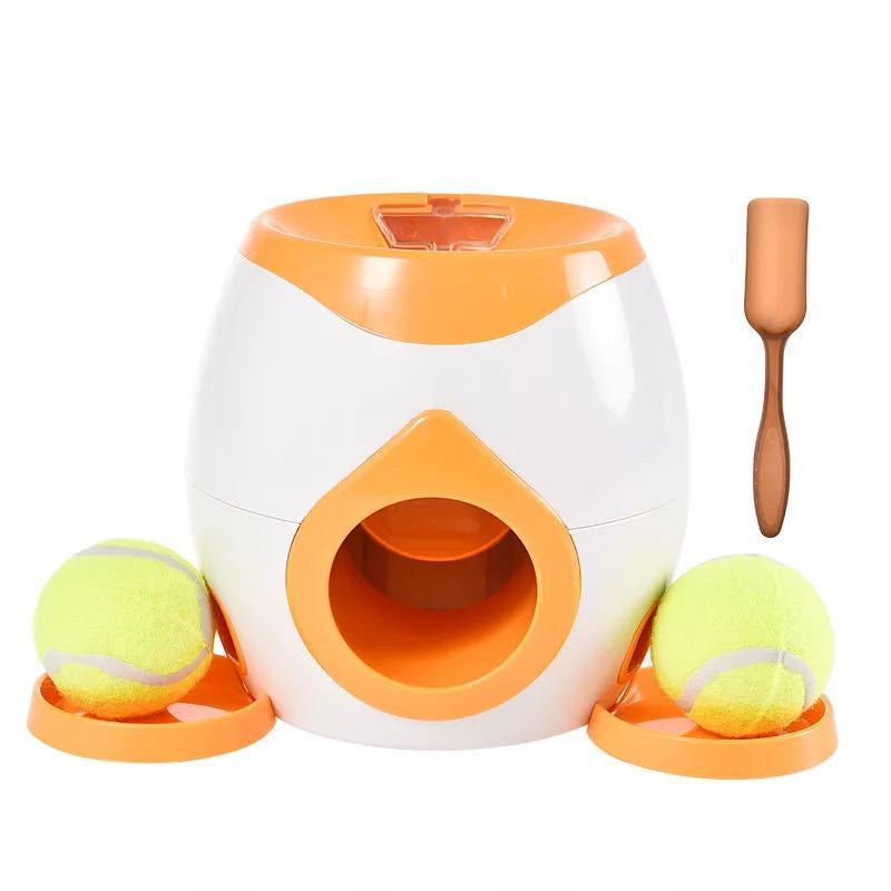 Smart Pet Feeder Tennis Ball Missing Device Throwing Reward Machine Pure Ember