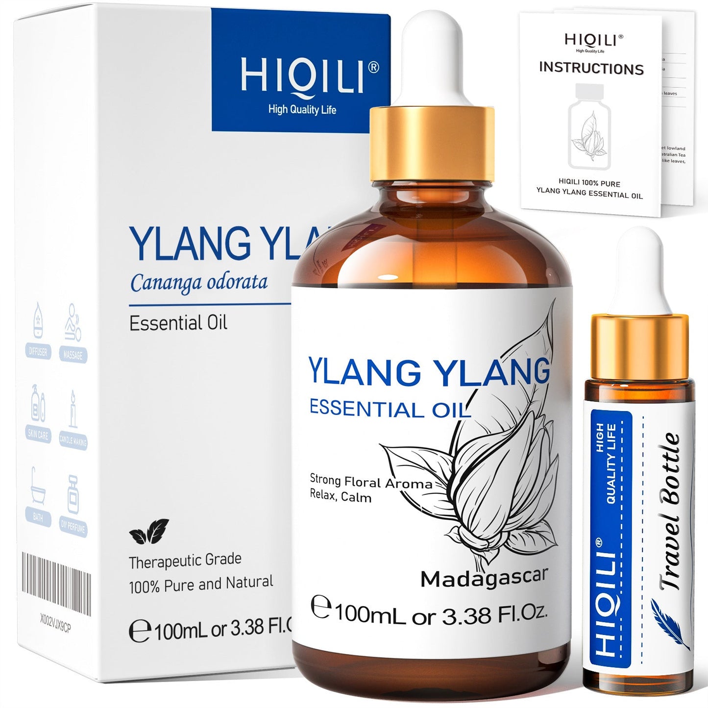 Beauty And Skin Care Single Essential Oil Plant Extract Rose Massage Oil Perfume Aromatherapy Pure Ember