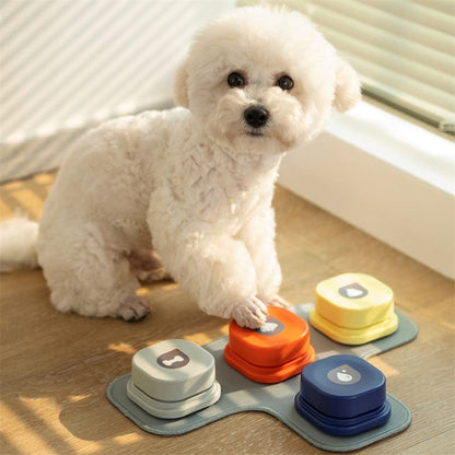 4 Colors Pet Communication Button One-click Prevent Physical Inactivity Recordable Dog Talking Button Toy Cat Toy Pet Products Pure Ember