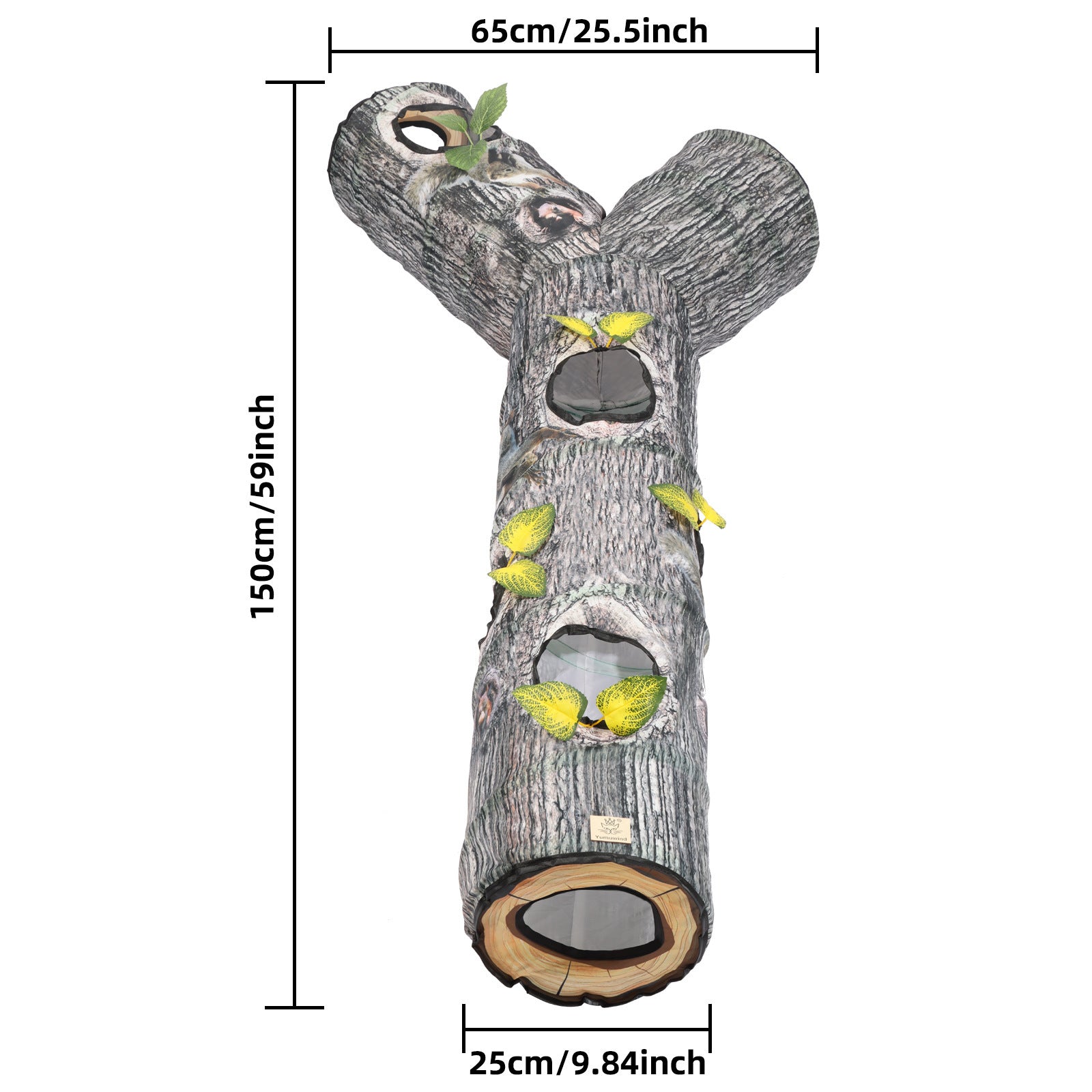 Tree Pattern Tunnel Pet Zhiyi Cat Toy Pets Supplies Dog Toys Pure Ember