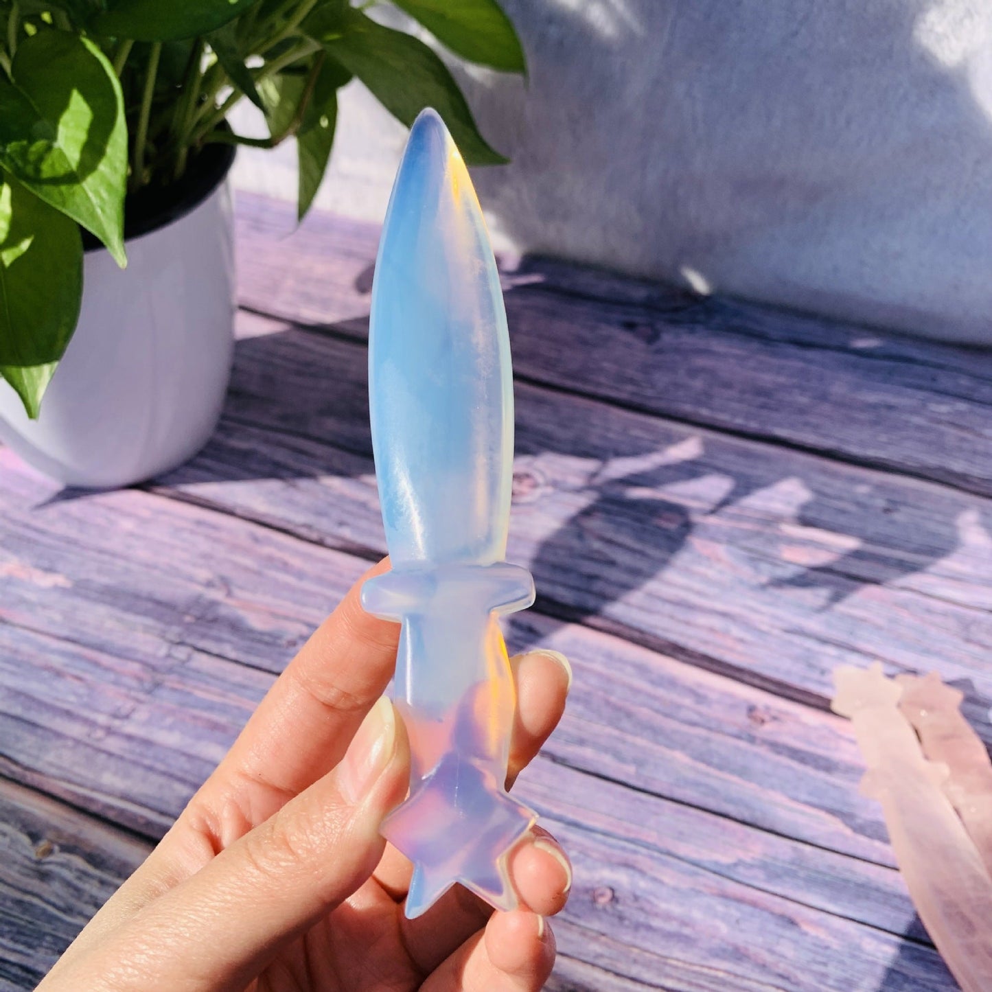 Natural Crystal Wand Pure Ember