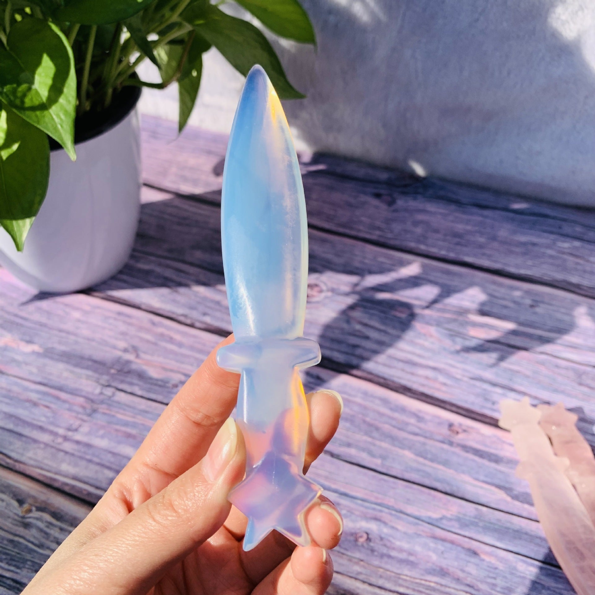 Natural Crystal Wand Pure Ember