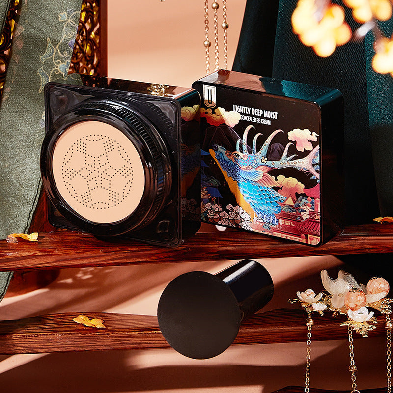 Elk Makeup Nine-piece Set Makeup Powder Air Cushion BB Cream Lipstick Affordable Makeup Set Pure Ember