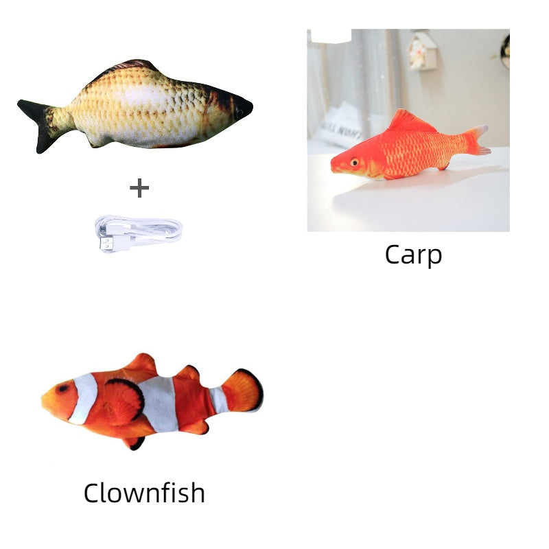 Without Cat Nip Version - Electric Jumping Fish Simulation Electric Fish Toy Pure Ember