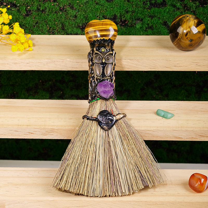 Natural Crystal Love Enchanted Broom Pure Ember