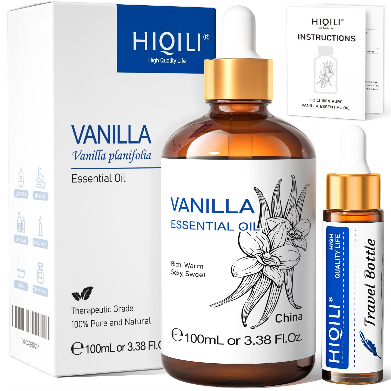 Beauty And Skin Care Single Essential Oil Plant Extract Rose Massage Oil Perfume Aromatherapy Pure Ember