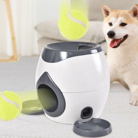 Smart Pet Feeder Tennis Ball Missing Device Throwing Reward Machine Pure Ember