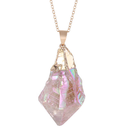 Natural Crystal Tooth Pendant Pure Ember
