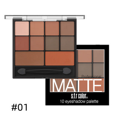 Eyeshadow Palette Pumpkin Smoky Makeup Nude Makeup Europe And America Pure Ember