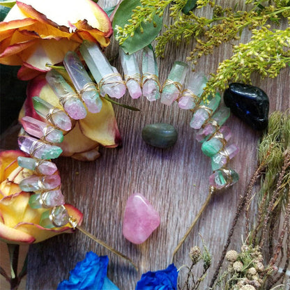 Natural Crystal Crown Headband Pure Ember