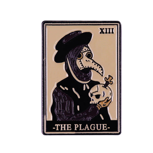 Crow Mask Doctor Tarot Brooch Pure Ember