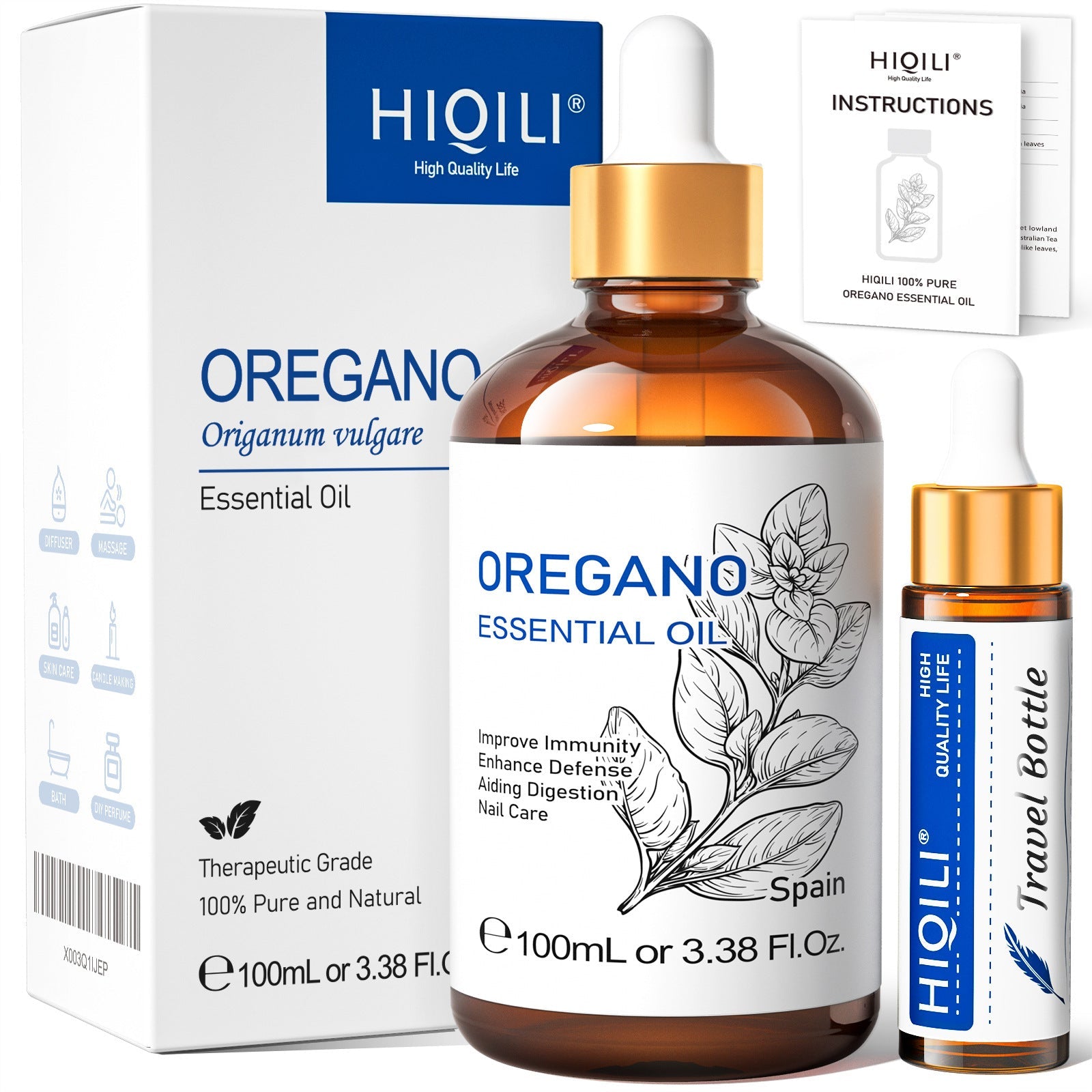 Beauty And Skin Care Single Essential Oil Plant Extract Rose Massage Oil Perfume Aromatherapy Pure Ember