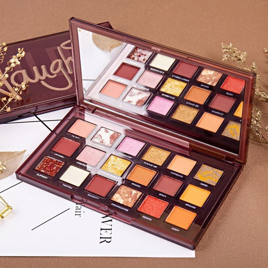 Makeup Palette 18 Color Eye Shadow Matte Bead Lazy Eye Shadow Palette Pure Ember