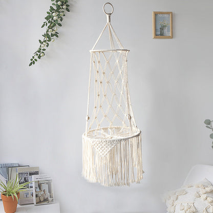 Macrame Hanging Pet Bed Macrame Cat Hammock Wall Hanging Cat Hammock Macrame Cat Bed-Pet Gifts Hammock Macrame Cat Swing Pure Ember
