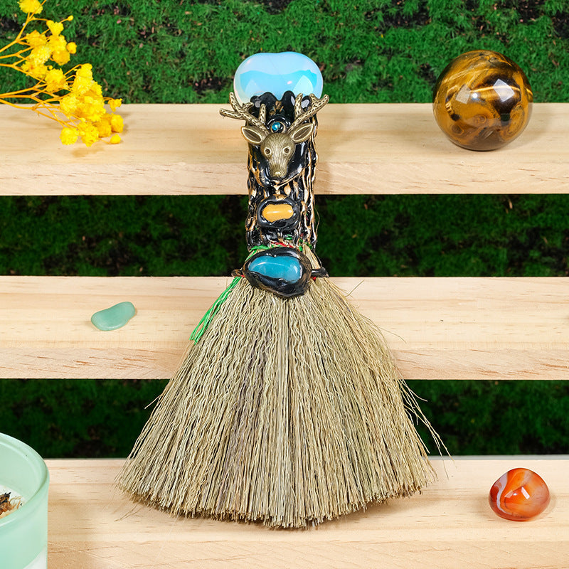 Natural Crystal Love Enchanted Broom Pure Ember