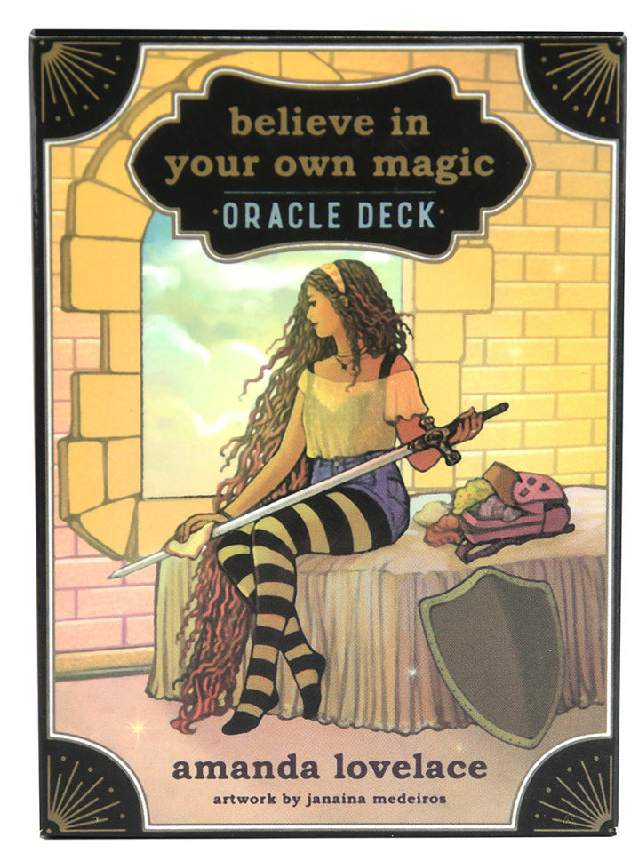 Oracle Tarot Decks COSMA VISIONS Prism Card Witte Pure Ember believe in your own magic oracle deck by amanda lovelace