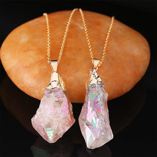 Natural Crystal Tooth Pendant Pure Ember