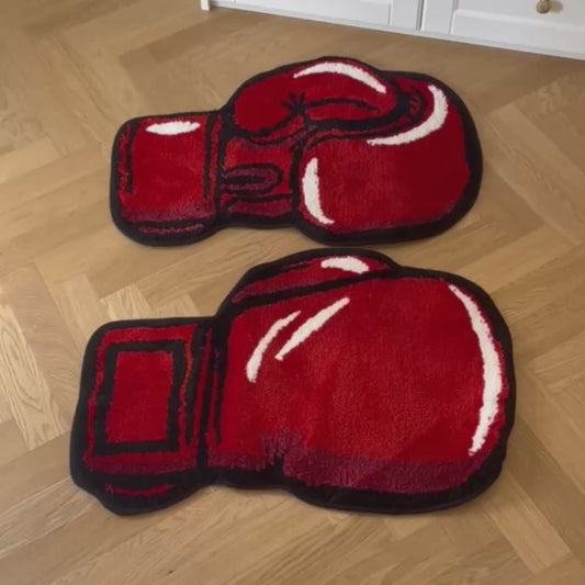 video of ed boxing gloves rugs pair 