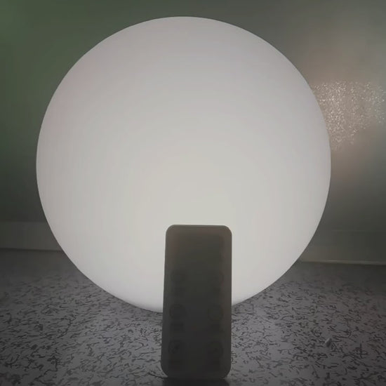 multi colour LED Ball Lamp with remote control 