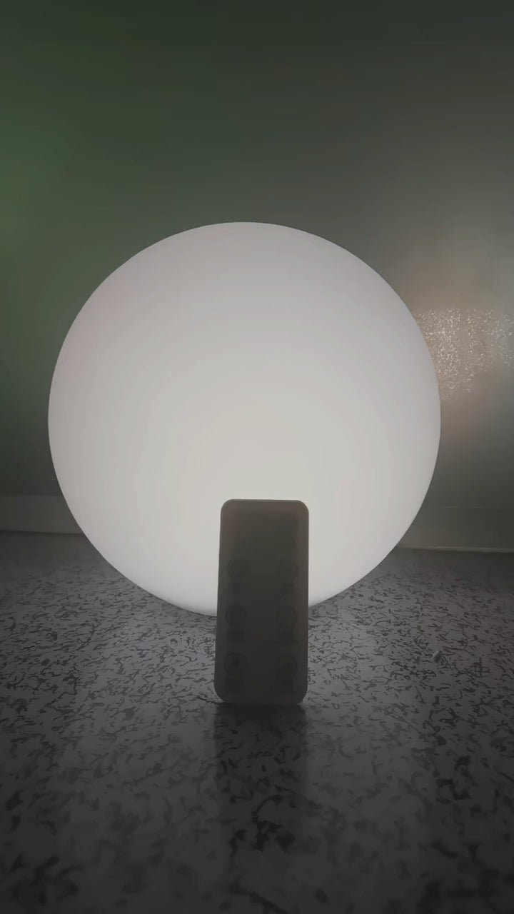 multi colour LED Ball Lamp with remote control 