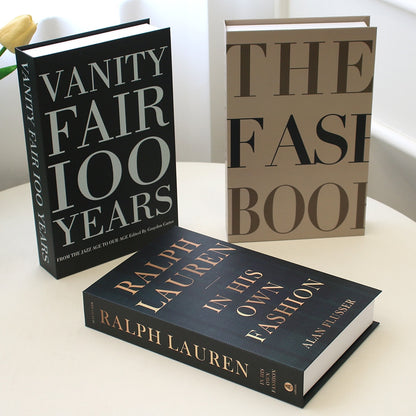 Fashion Faux Book + Storage Boxes