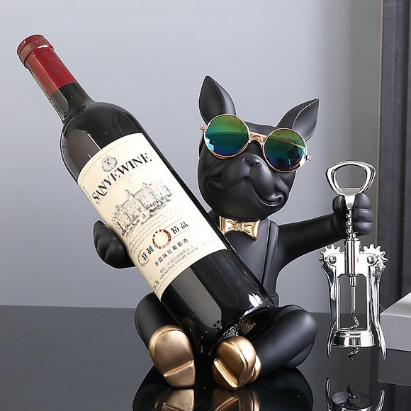 French Bulldog Wine Holder 