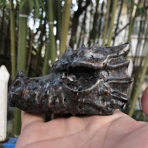 Crystal Dragon head skull