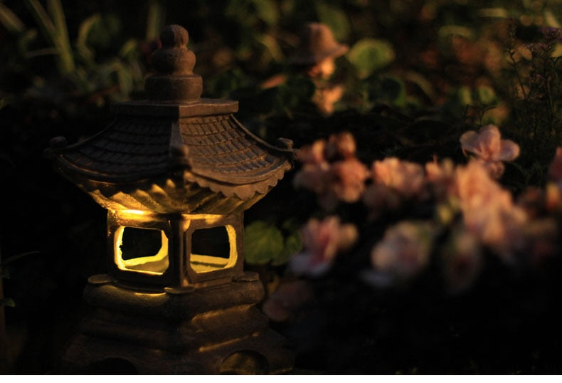 Japanese style Outdoor Solar lamp