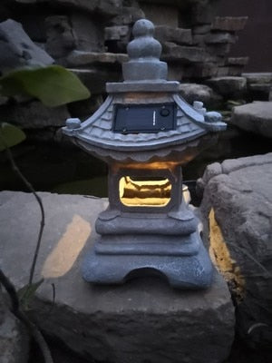 Japanese style Outdoor Solar lamp