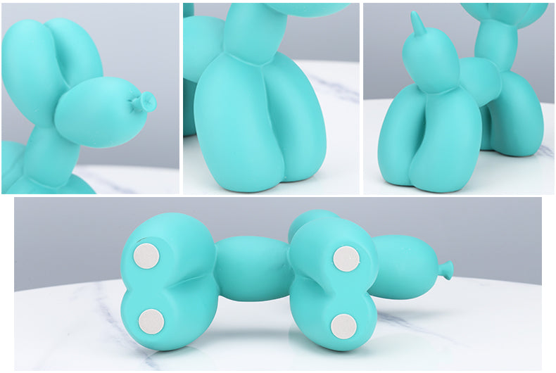 Matte Balloon Dog Statue - GREEN