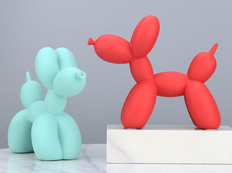 Matte Balloon Dog Statue