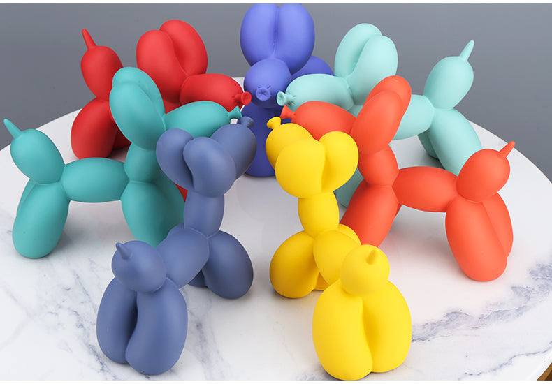 Matte Balloon Dog Statue