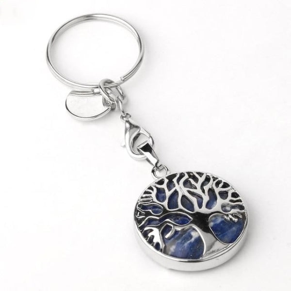 Tree of Life Keychain - Sodalite